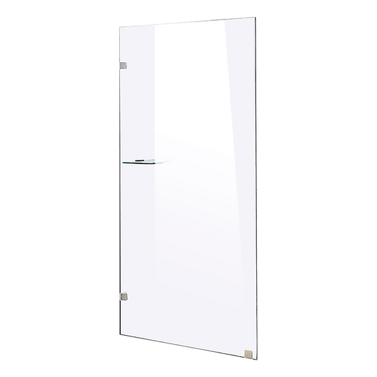 Buy 800 x 2000mm Frameless 10mm Safety Glass Shower Screen discounted | Products On Sale Australia