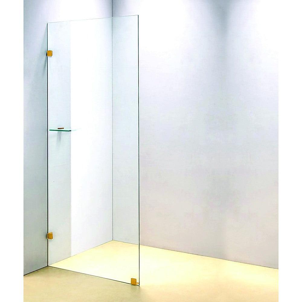 Buy 800 x 2100mm Frameless 10mm Safety Glass Shower Screen discounted | Products On Sale Australia