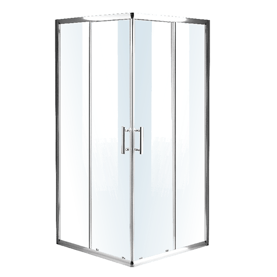 Buy 800 x 800mm Sliding Door Nano Safety Glass Shower Screen By Della Francesca discounted | Products On Sale Australia