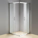 Buy 800 x 800mm Sliding Door Nano Safety Glass Shower Screen By Della Francesca discounted | Products On Sale Australia