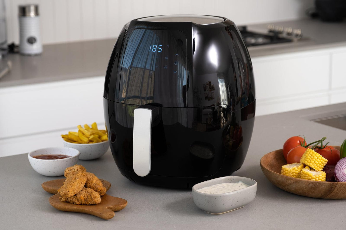 Buy 8L Digital Air Fryer, 1800W, Non-Stick, 8 Cooking Programs discounted | Products On Sale Australia