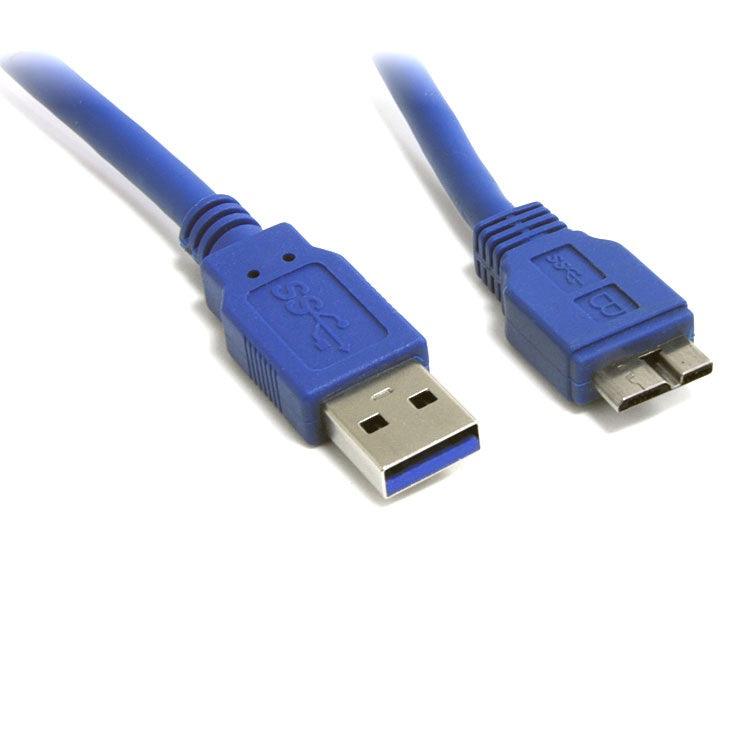 Buy 8WARE USB 3.0 Cable 2m USB A to Micro-USB B Male to Male Blue discounted | Products On Sale Australia