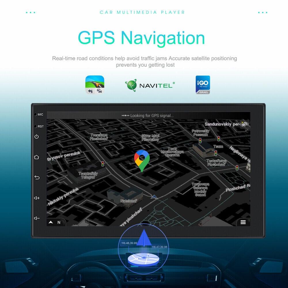 Buy 9" Car Radio 2 DIN GPS FM RDS WIFI w/ Rear Camera For Android Auto IOS CarPlay discounted | Products On Sale Australia