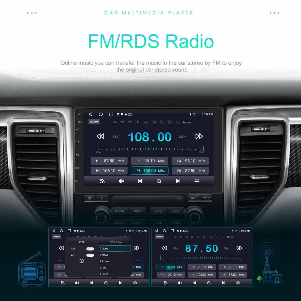 Buy 9" Car Radio 2 DIN GPS FM RDS WIFI w/ Rear Camera For Android Auto IOS CarPlay discounted | Products On Sale Australia