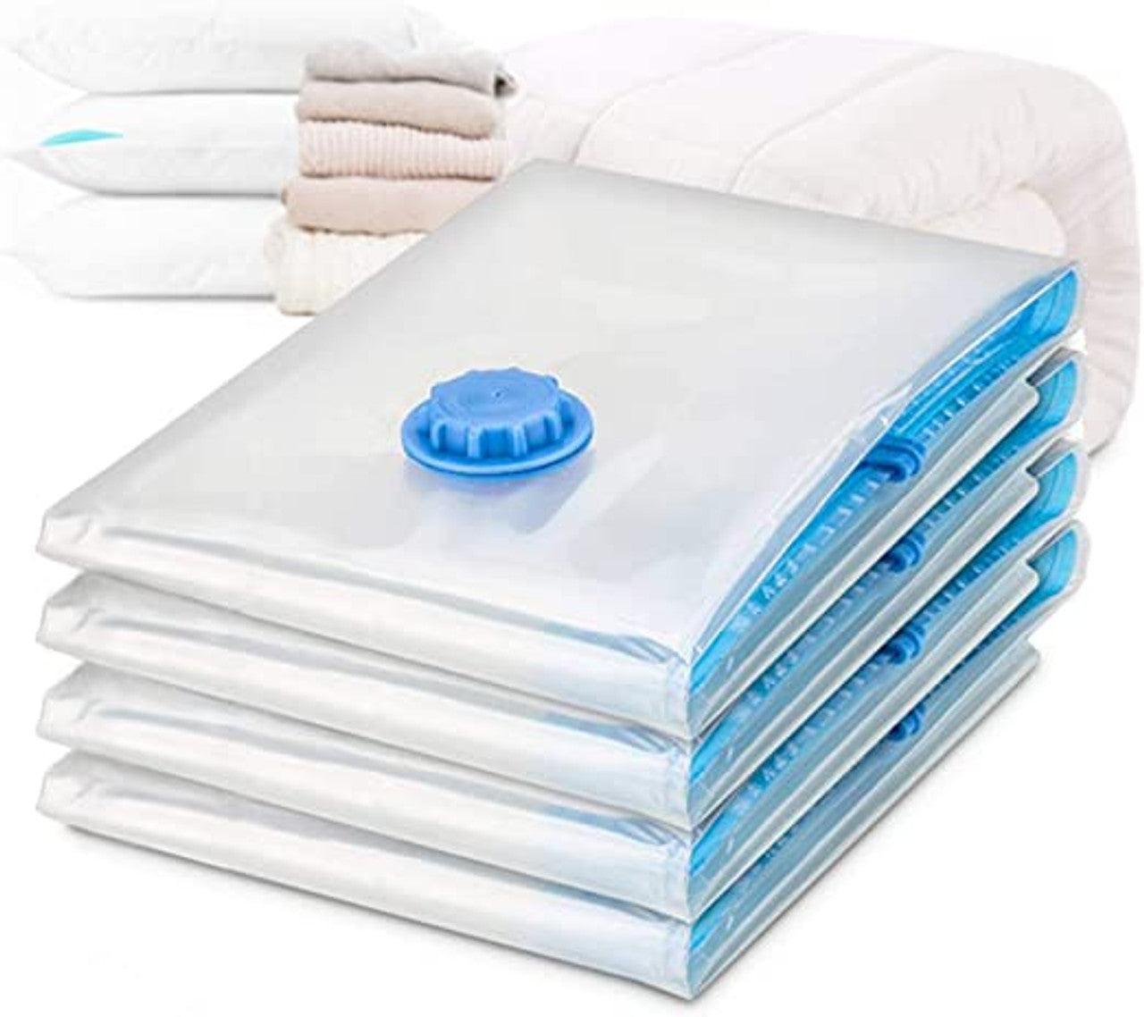 Buy 9 Pack Space Saver Vacuum Seal Storage Bag Kit, 2 Large, 5 Medium & 2 Small discounted | Products On Sale Australia