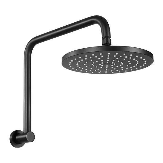 Buy 9'' Rain Shower Head Overhead High-pressure Swivel Black discounted | Products On Sale Australia