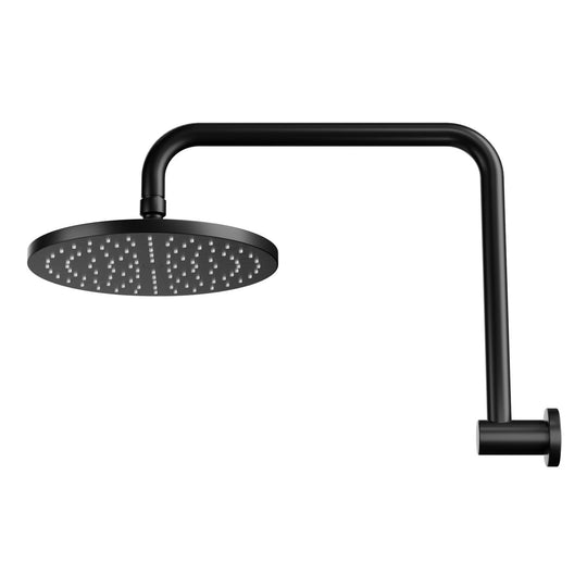 Buy 9'' Rain Shower Head Overhead High-pressure Swivel Black discounted | Products On Sale Australia