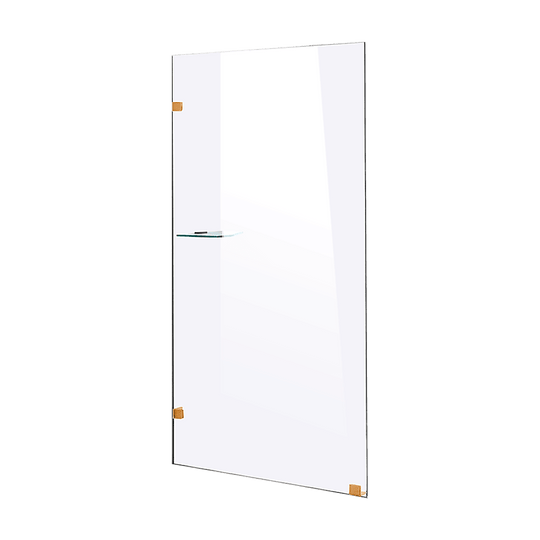 Buy 900 x 2100mm Frameless 10mm Safety Glass Shower Screen discounted | Products On Sale Australia