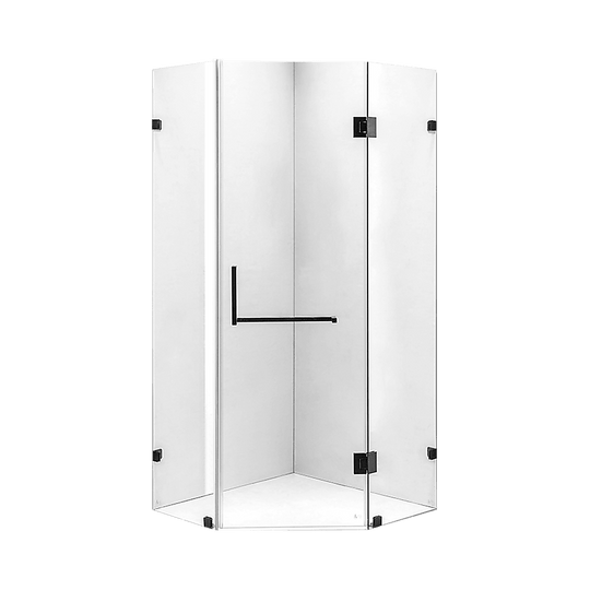 Buy 900 x 900mm Frameless 10mm Glass Shower Screen By Della Francesca discounted | Products On Sale Australia