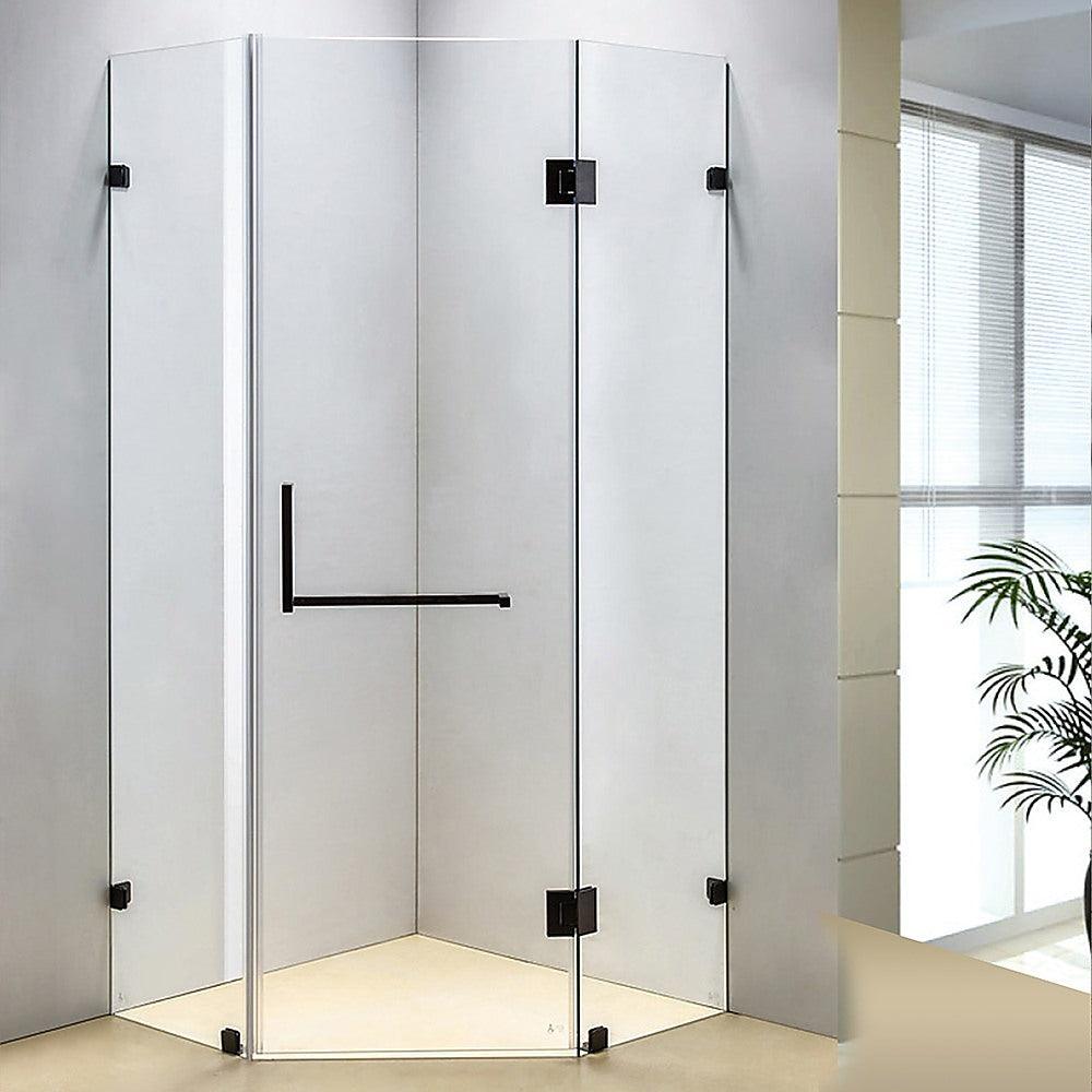 Buy 900 x 900mm Frameless 10mm Glass Shower Screen By Della Francesca discounted | Products On Sale Australia