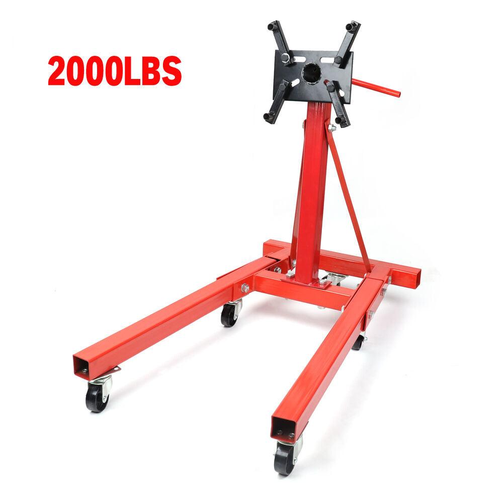 Buy 900kg Engine Stand Heavy Duty Industrial Workshop Cars Auto Crane Hoist discounted | Products On Sale Australia