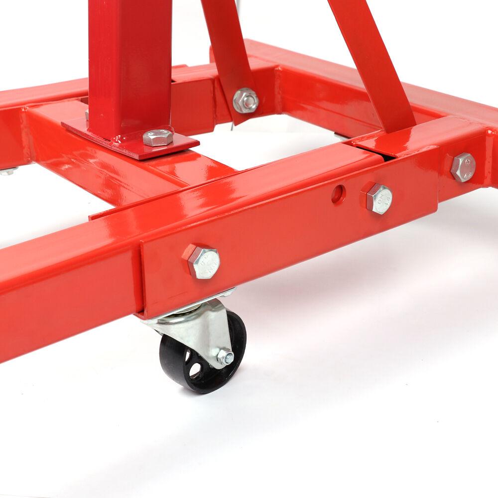 Buy 900kg Engine Stand Heavy Duty Industrial Workshop Cars Auto Crane Hoist discounted | Products On Sale Australia