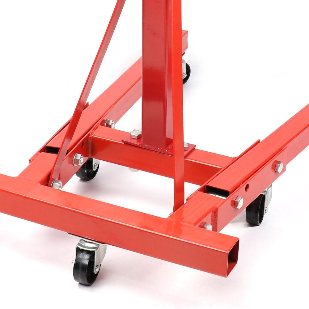 Buy 900kg Engine Stand Heavy Duty Industrial Workshop Cars Auto Crane Hoist discounted | Products On Sale Australia