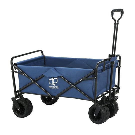 Buy Gardeon Garden Cart Folding 120kg Trolley Camping Wagon Barrow Outdoor Beach discounted | Products On Sale Australia