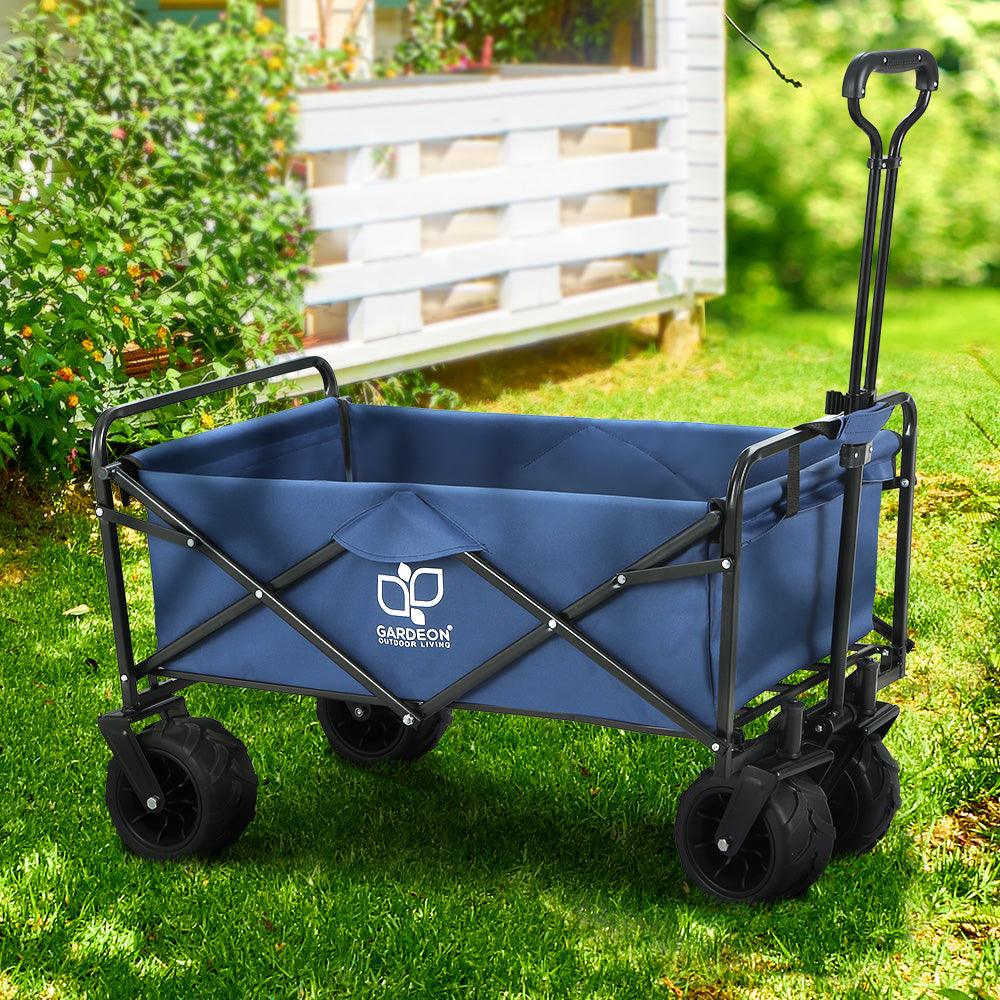 Buy Gardeon Garden Cart Folding 120kg Trolley Camping Wagon Barrow Outdoor Beach discounted | Products On Sale Australia