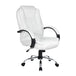 Buy Artiss Executive Office Chair Leather Tilt White discounted | Products On Sale Australia