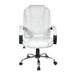 Buy Artiss Executive Office Chair Leather Tilt White discounted | Products On Sale Australia