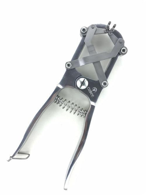 Buy Cattle Lamb Sheep Stainless Steel Elastrator Castrating Plier with 100 Rubber discounted | Products On Sale Australia