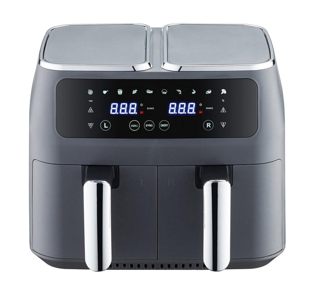 Buy 8L Dual Zone Digital Air Fryer with 200C, 10 Cooking Programs discounted | Products On Sale Australia