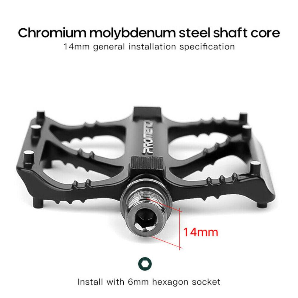 Buy 1 Pair Bicycle Pedal Mountain Road Bike Cycling Anti Slip Bearing Pedals discounted | Products On Sale Australia