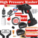 Buy 88V Cordless Electric High Pressure Washer Water Spray Gun Car Cleaner 2 Battery discounted | Products On Sale Australia