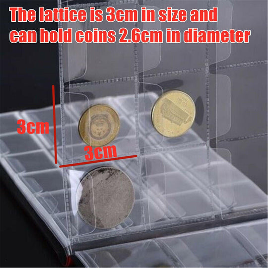 Buy 180 Coin Holder Collection Storage Collecting Money Penny Pockets Album Book AU discounted | Products On Sale Australia