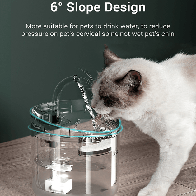 Buy Electric Pet Water Fountain Cat Dog Automatic Sensor Drinking Dispenser Filter discounted | Products On Sale Australia