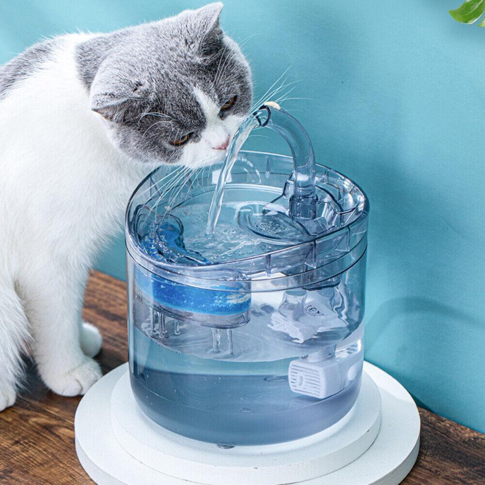 Buy Electric Pet Water Fountain Cat Dog Automatic Sensor Drinking Dispenser Filter discounted | Products On Sale Australia