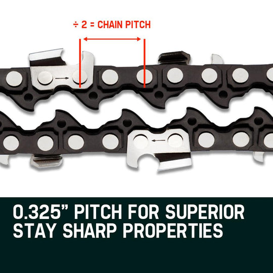 Buy 2 x 22 Baumr-AG Chainsaw Chain Bar Replacement 0.325 0.058 86DL discounted | Products On Sale Australia