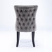 Buy 4x Velvet Upholstered Dining Chairs Tufted Wingback Side Chair with Studs Trim Solid Wood Legs for Kitchen discounted | Products On Sale Australia