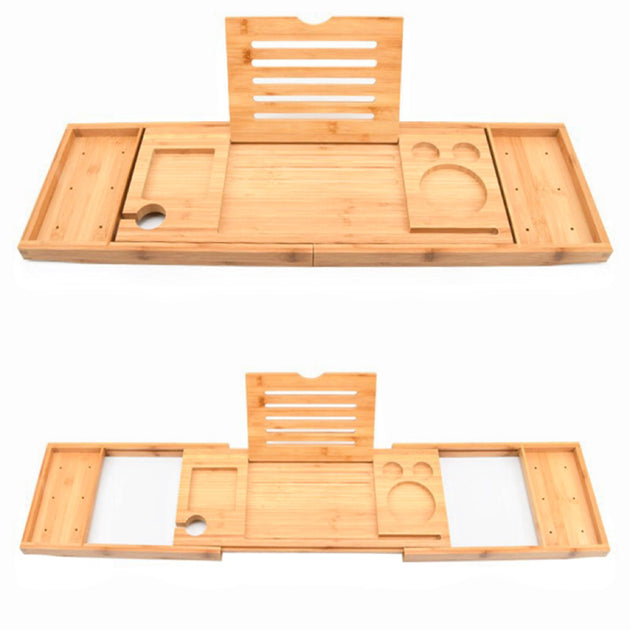 Buy GOMINIMO Expandable Bamboo Bathup Caddy Trays GO-BBC-100-HYB discounted | Products On Sale Australia