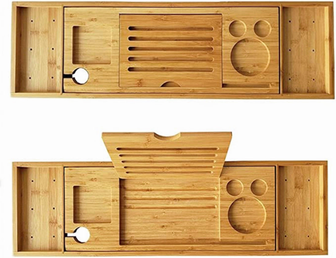 Buy GOMINIMO Expandable Bamboo Bathup Caddy Trays GO-BBC-100-HYB discounted | Products On Sale Australia