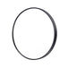 Buy Wall Mirror Round Aluminum Frame Bathroom 80cm BLACK discounted | Products On Sale Australia