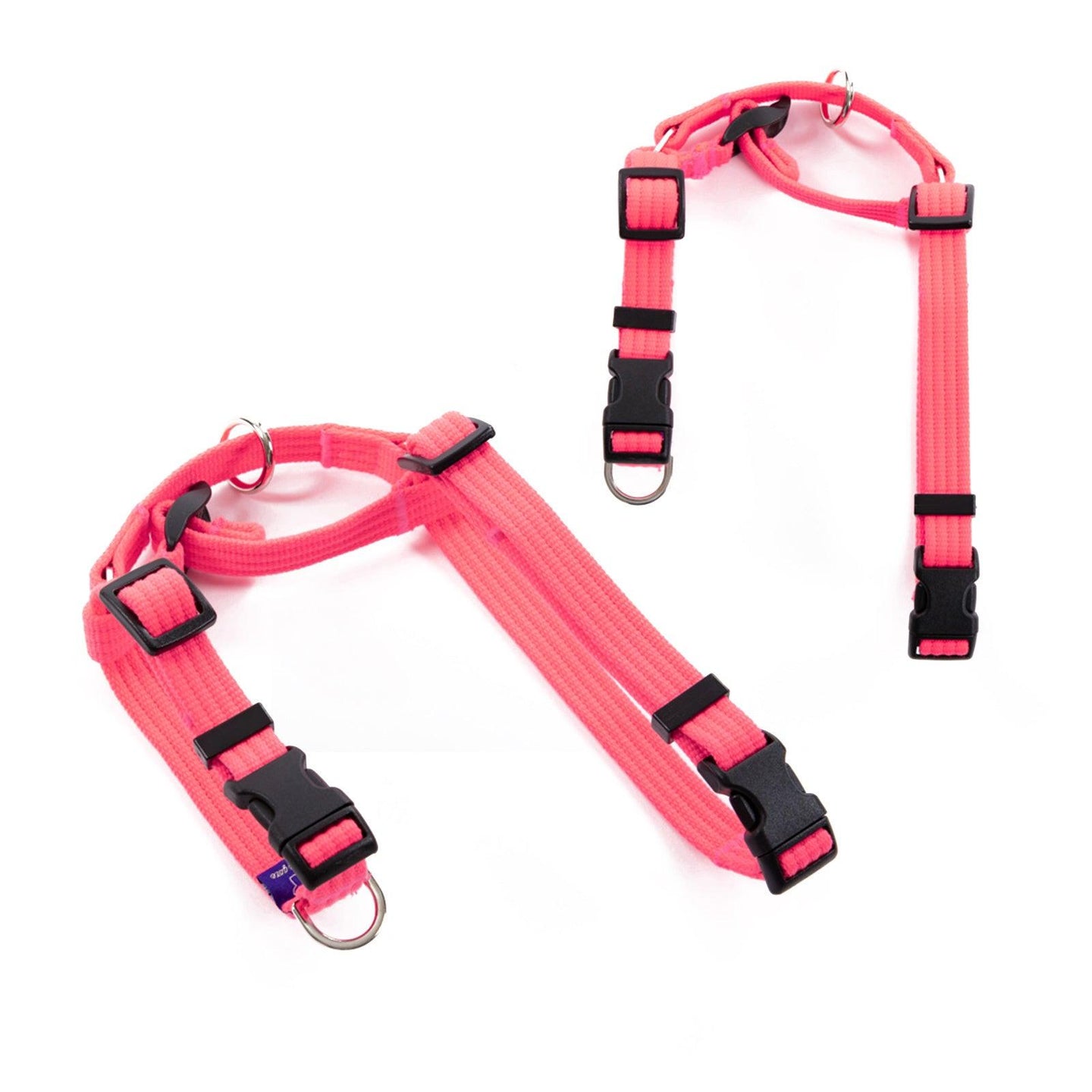 Buy Dog Double-Lined Straps Harness Adjustable L NEON CAROL-PINK discounted | Products On Sale Australia