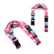 Buy Dog Double-Lined Straps Harness Adjustable M MARBLE PINK discounted | Products On Sale Australia