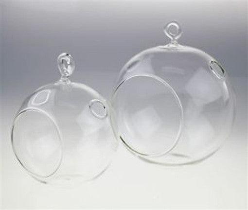 Buy 50 Wholesale Lot of Hanging Clear Glass Ball Tealight Candle Holder - 10cm Diameter / High - Wedding Globe Decoration Terrarium Succulent Plant Mini Garden Holder Decor Craft Gift discounted | Products On Sale Australia