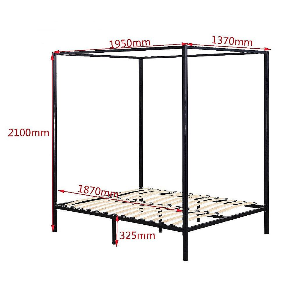 Buy 4 Four Poster Double Bed Frame discounted | Products On Sale Australia