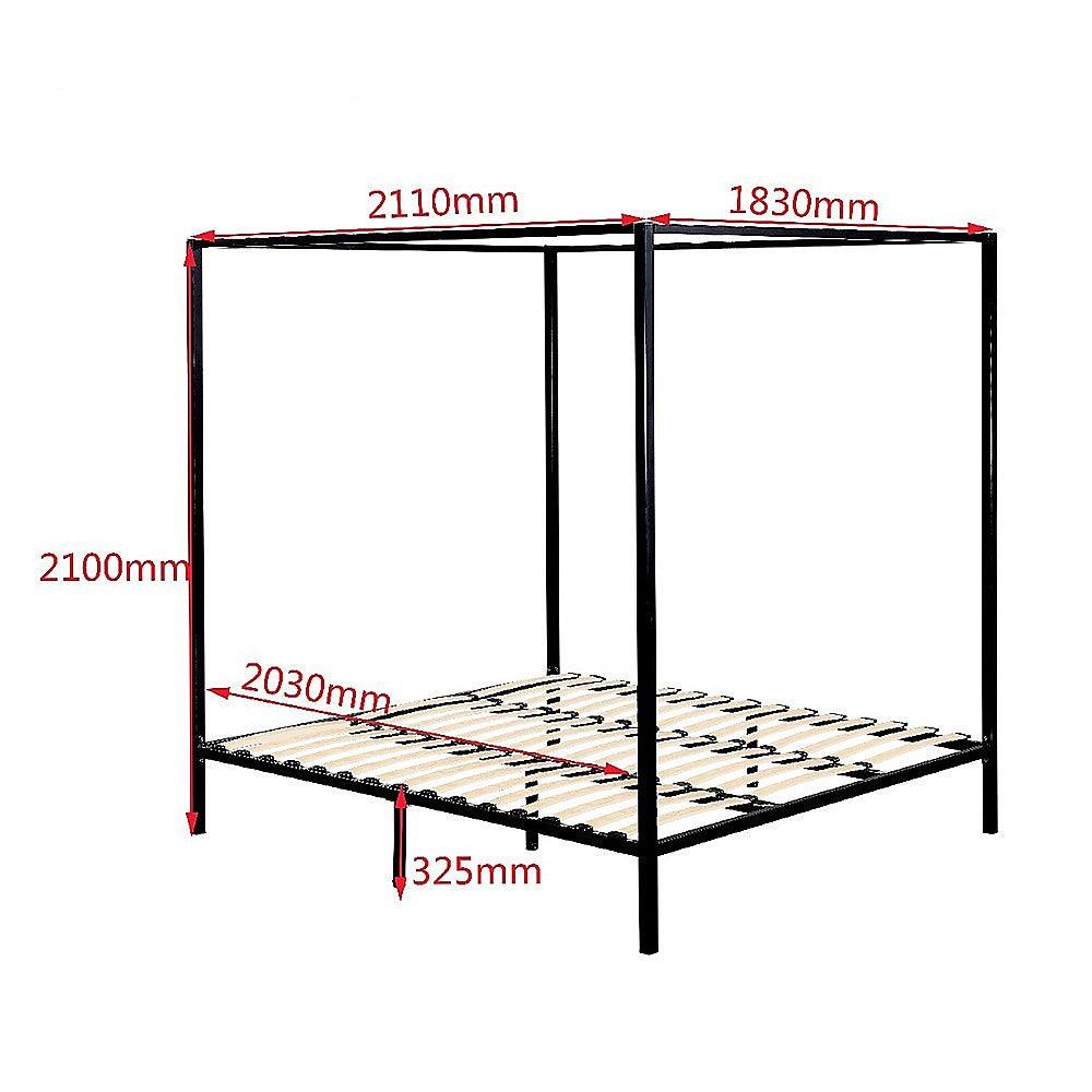 Buy 4 Four Poster King Bed Frame discounted | Products On Sale Australia