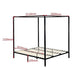 Buy 4 Four Poster King Bed Frame discounted | Products On Sale Australia