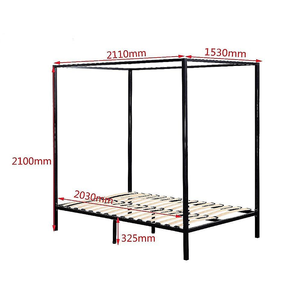 Buy 4 Four Poster Queen Bed Frame discounted | Products On Sale Australia