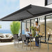 Buy 5.0m x 3.0m Retractable Folding Arm Awning Heavy Duty Full Cassette Motorised discounted | Products On Sale Australia