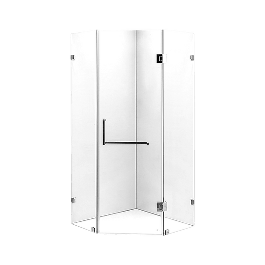 Buy 900 x 900mm Frameless 10mm Glass Shower Screen By Della Francesca discounted | Products On Sale Australia