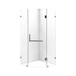 Buy 900 x 900mm Frameless 10mm Glass Shower Screen By Della Francesca discounted | Products On Sale Australia