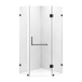 Buy 900 x 900mm Frameless 10mm Glass Shower Screen By Della Francesca discounted | Products On Sale Australia