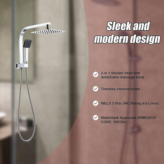 Buy 2-in-1 Massage Hand Shower & Head Tap Bathroom Mixer discounted | Products On Sale Australia