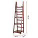 Buy 5 Tier Wooden Ladder Shelf Stand Storage Book Shelves Shelving Display Rack discounted | Products On Sale Australia