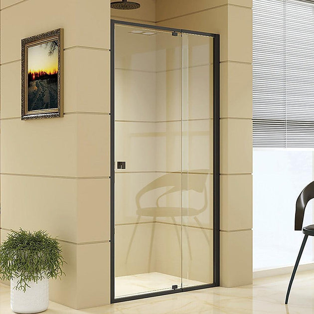 Buy Adjustable Semi Frameless Shower Screen (98~106) x 195cm Australian Safety Glass discounted | Products On Sale Australia