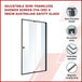 Buy Adjustable Semi Frameless Shower Screen (114~122) x 195cm Australian Safety Glass discounted | Products On Sale Australia