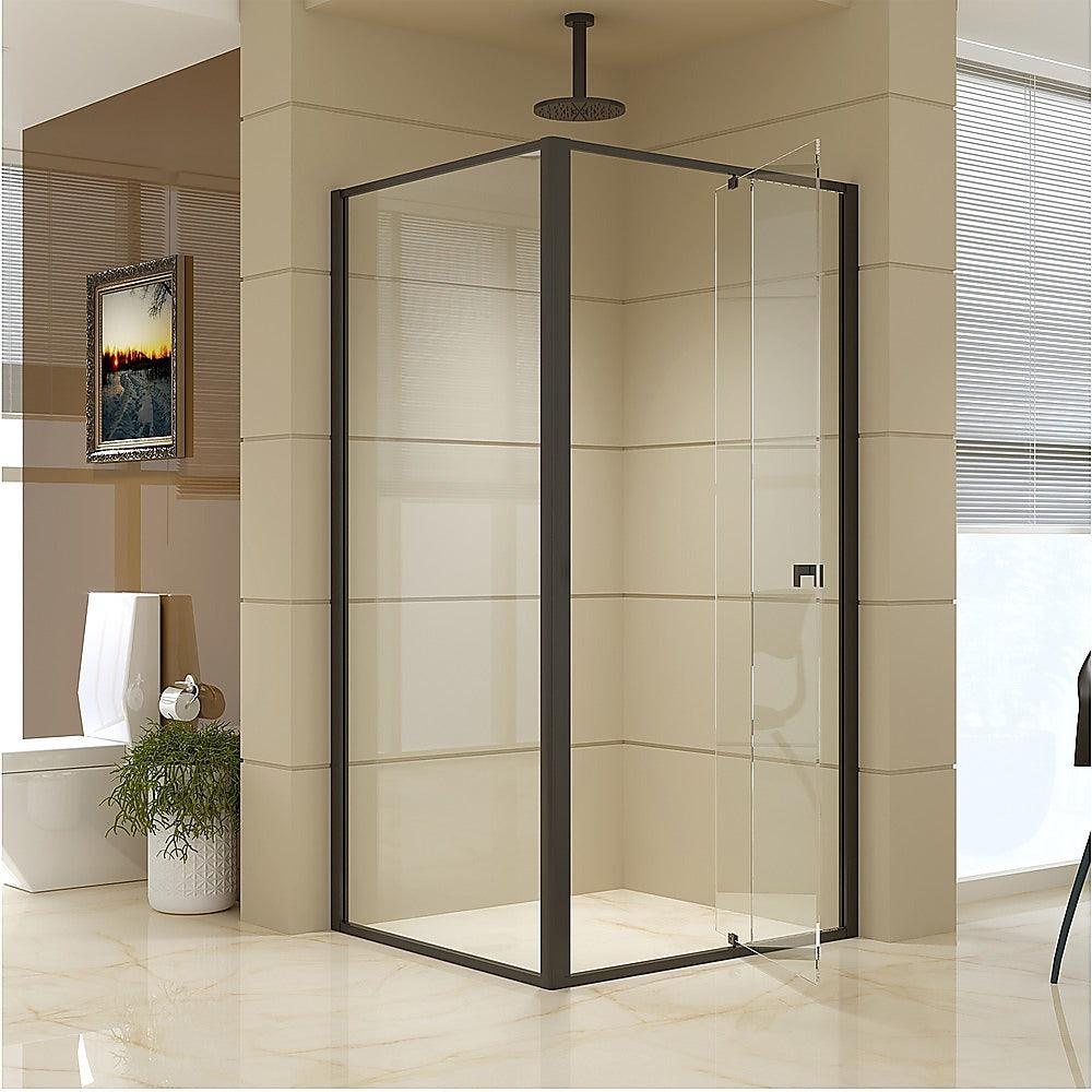 Buy Semi Frameless Shower Screen (98~106)x 195cm & (89~92)x 195cm Side AS/NZS Glass discounted | Products On Sale Australia