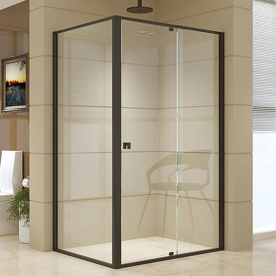 Buy Semi Frameless Shower Screen (114~122)x 195cm & (89~92)x 195cm Side AS/NZS Glass discounted | Products On Sale Australia